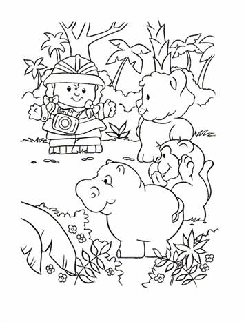 Kids-n-fun | 26 Kleurplaten van Little People